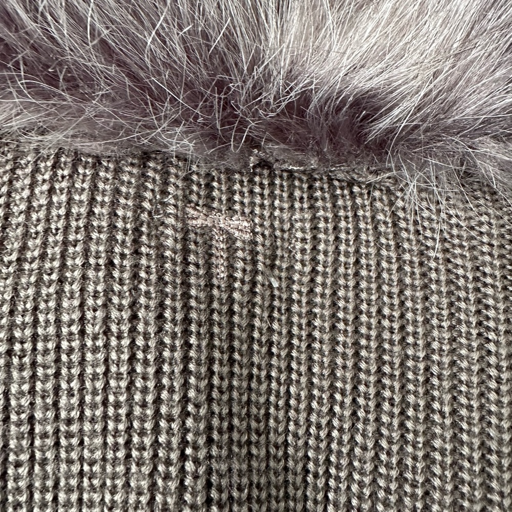 348 Tyler Boe Wool blend Faux Fur Luxury Cardigan waterfall sweater Sz XS Jacket - Picture 5 of 11